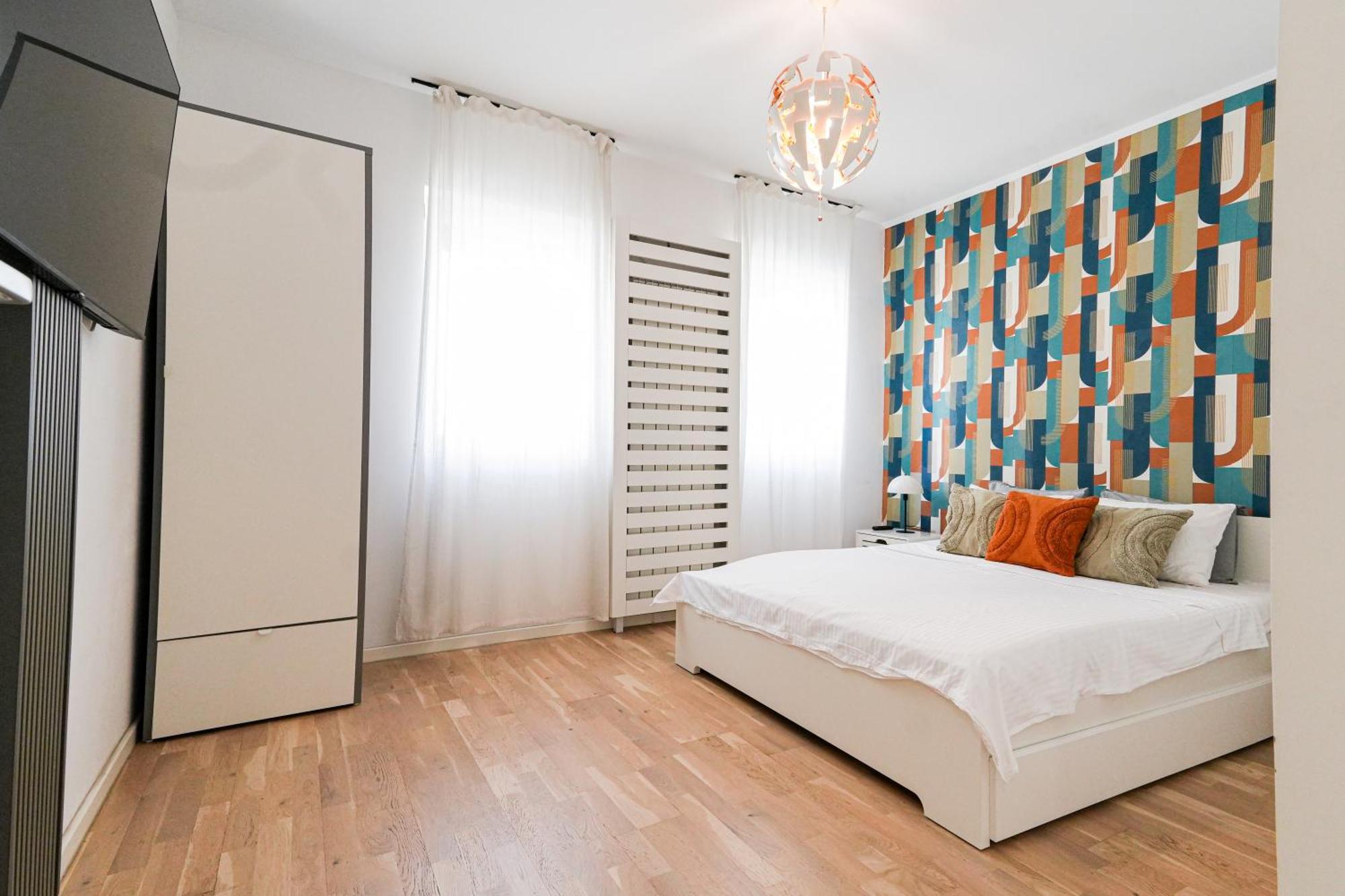 Maria - Modern Apartment With Parking And Workspace Bucarest Esterno foto